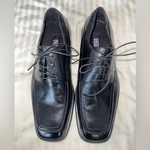 BRAND NEW NATHA STUDIO Back Leather Oxford Square Toe Dress Shoes Men's Sz 9.5 M